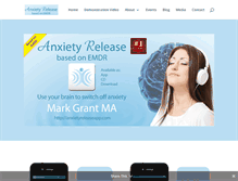 Tablet Screenshot of anxietyreleaseapp.com